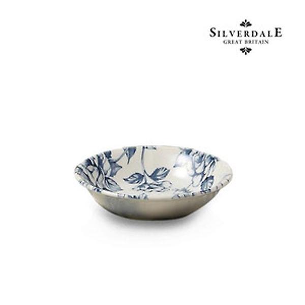  (Silverdale 실버데일) 데프트 플로랄 블루 찬기(소)
