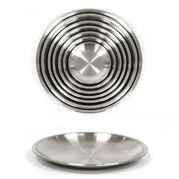  SUS 304 스텐 원형 접시 앞접시 반찬접시 28.5cm 27호