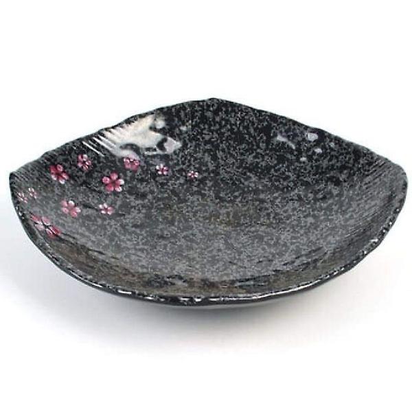  멜라민 그릇 반찬 접시 플레이팅 접시 꽃잎 21.8cm