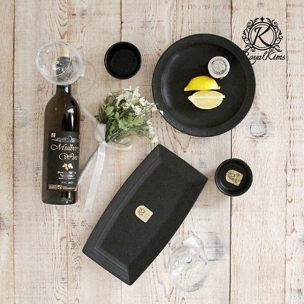  로얄킴스 디저트세트C형(4p)(블랙)