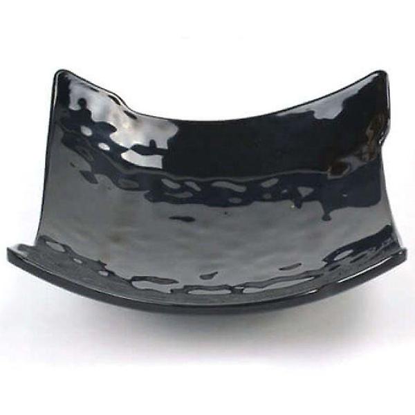  멜라민 접시 사라 앞접시 찬기 반찬그릇 블랙 21.8cm