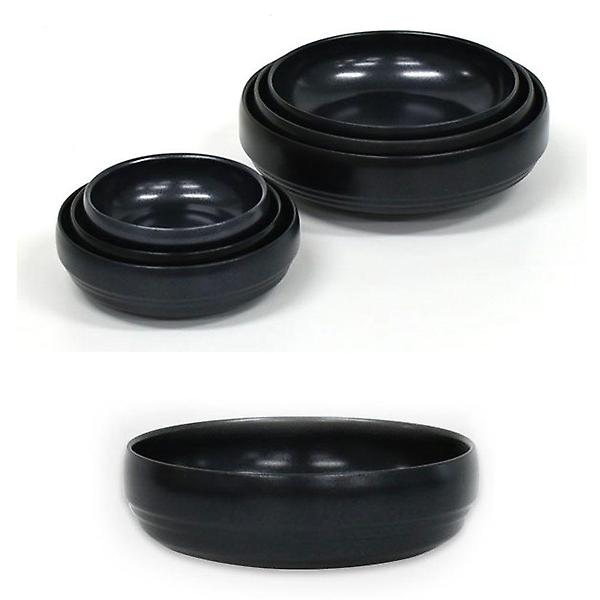  블랙 프리미엄 2중 스텐 앞접시 반찬그릇 11.9cm 4호