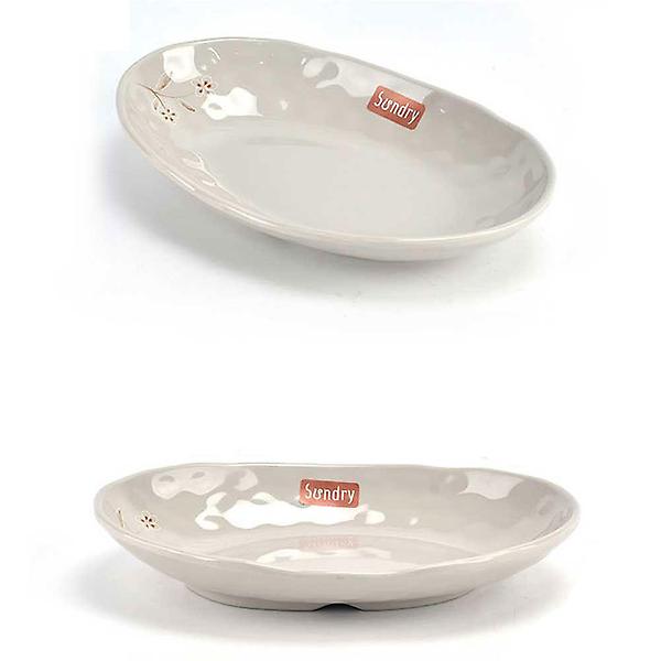  멜라민 한식찬기 김치접시 반찬그릇 16.8x10.5cm 31호