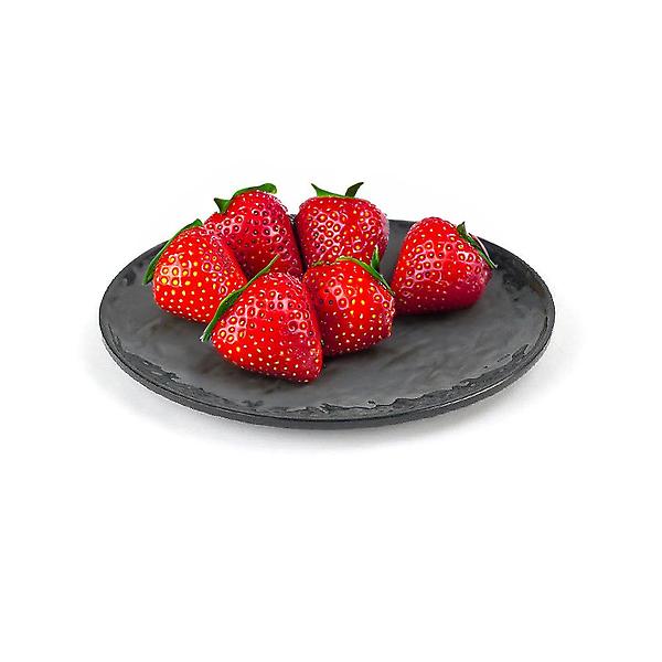  업소용 유광 골든타원형 흑스톤 멜라민 접시