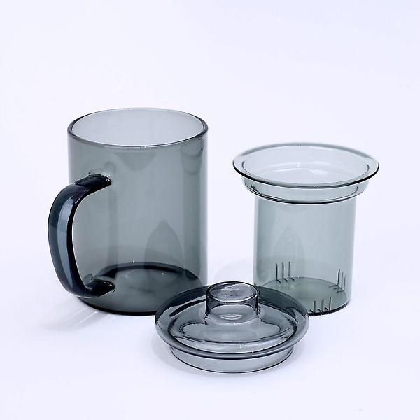  컬러 내열 유리 찻잔 티머그 티컵 차컵 티잔 350ml