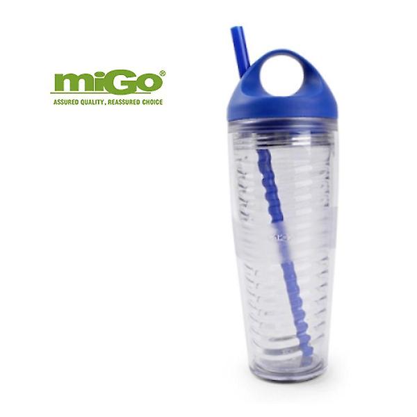 MIGO 텀블러 물병 빨대 스트로우 이브닝블루