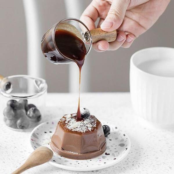  내열유리 우드손잡이 에스프레소 샷잔 소스잔 홈카페