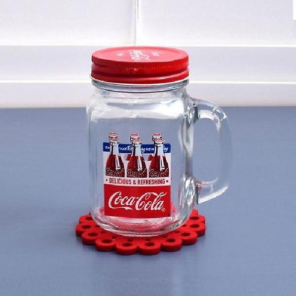  (정품) 코카콜라 마이카페 드링킹자 450ml (투명)