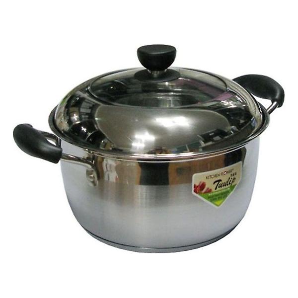  키친플라워 인덕션 냄비 스텐 찌개 라면 국 20cm