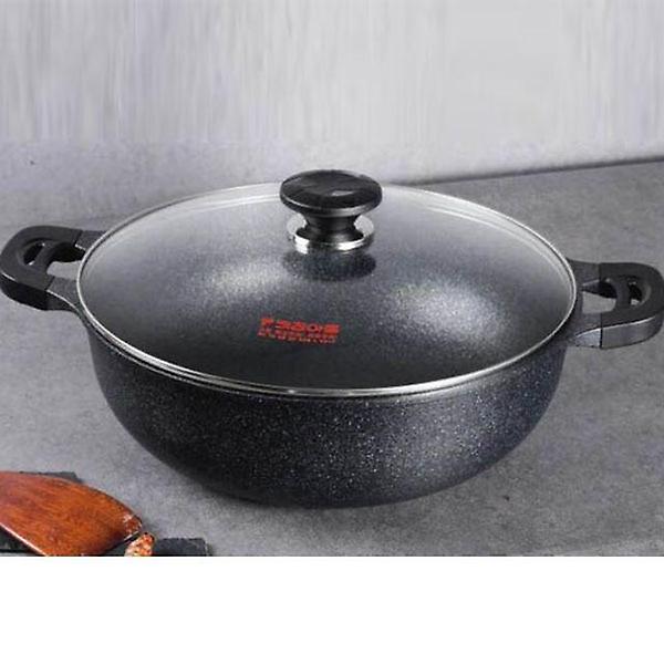  키친아트 양은 냄비 곰솥 전골 볶음 요리 웰빙팬 32CM
