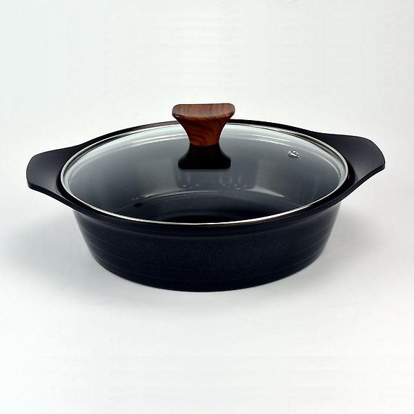  인덕션겸용 통주물 전골냄비 24cm