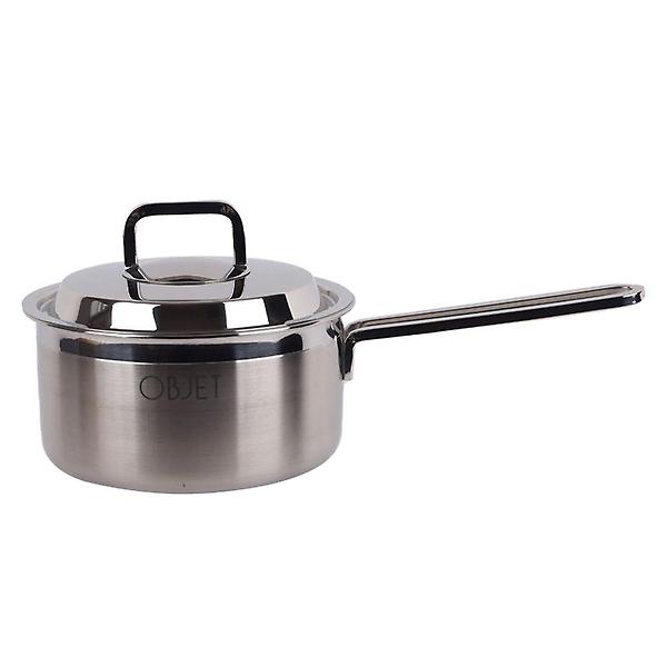  디디샵 오브제 통3중 편수 냄비 18cm 러브송