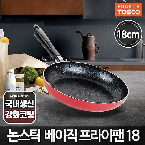  베이직프라이팬 18 미니 후라이팬 그릴 코팅 세라믹