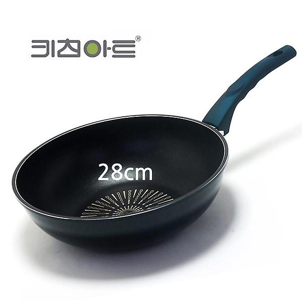  아이에이치 티타늄 5중코팅 인덕션 튀김팬 궁중팬 28