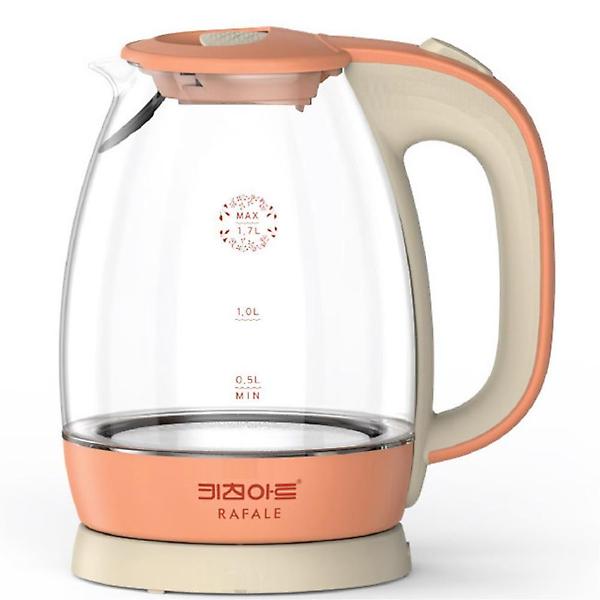  라팔 데이지 유리 전기 주전자 포트 차 홍차 티파티