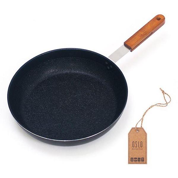  오슬로 후라이팬 우드핸들 가정 인덕션 프라이팬 26cm