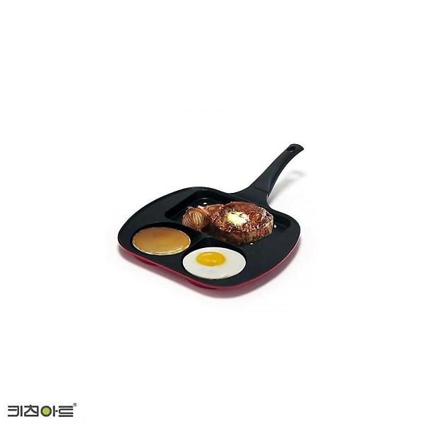  에그 키친 3구 아트 멀티팬
