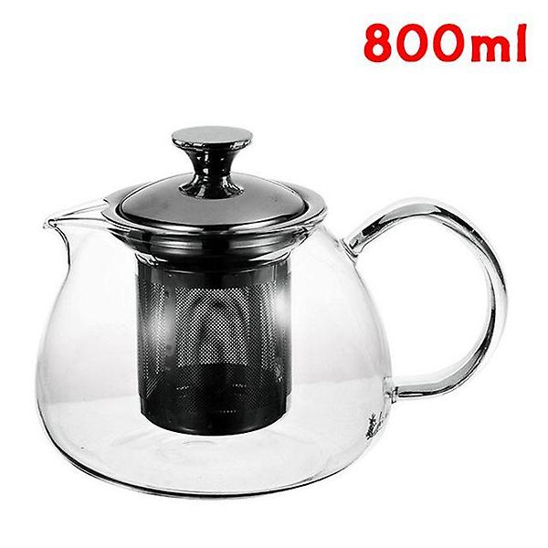  다용도 필터티포트 800ml 유리주전자 스텐망필터 티팟