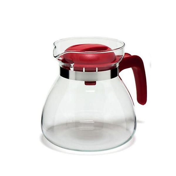  시멕스 티포트 내열 유리포트 주전자 티팟 레드 1.5L