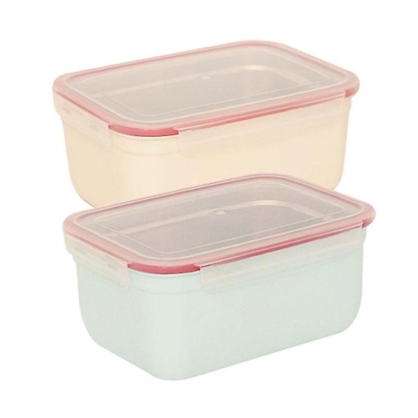  스텐 파스텔 컬러 김치통 3.7L 1P 직사각 밀폐용기