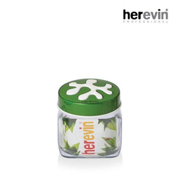  (헤르빈) 퍼즐 정사각 유리 밀폐용기 - 그린 1L