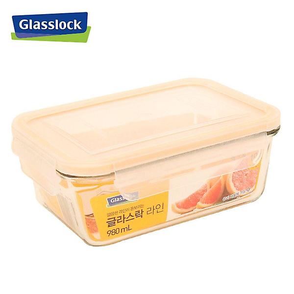 글라스락 라인 직사각 980ml