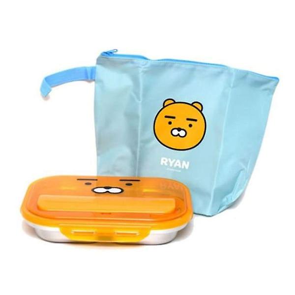  라이언 식판 도시락 어린이집 배식판 수저 가방 세트