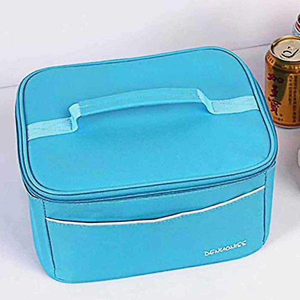  블루 도시락 7.5L 도시락통 보냉백 도시락가방