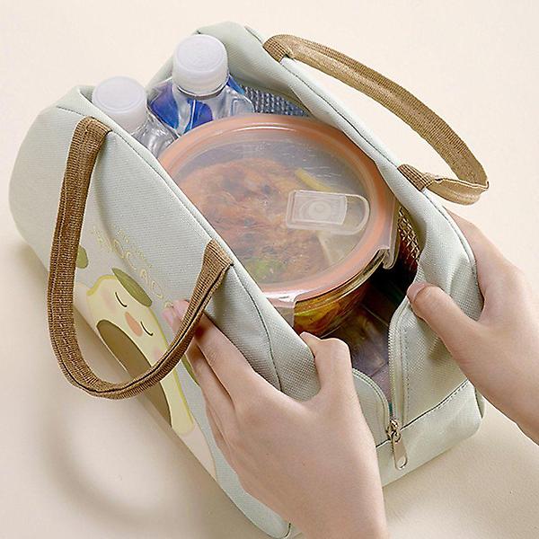  직장인 런치백 수능 보온 보냉 도시락 가방 그린