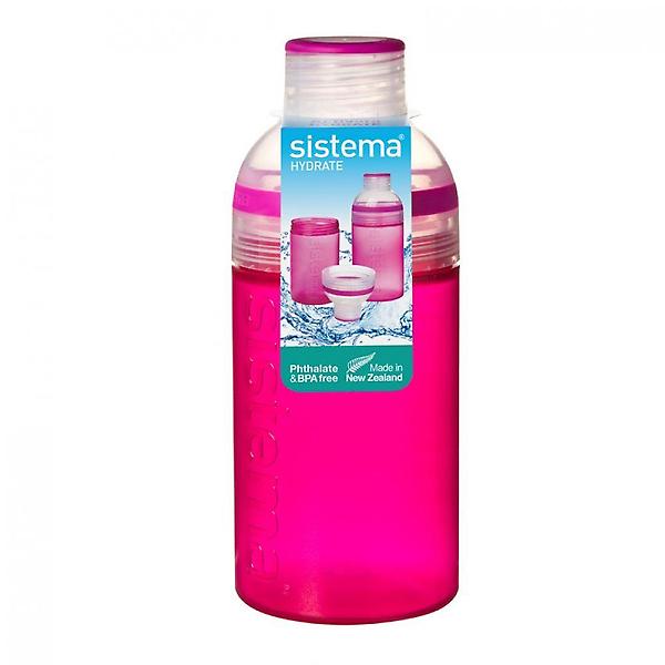 [셀럽하우스/CELB0001] 시스테마 스크류 탑 트리오 물병 480ml 핑크 보틀