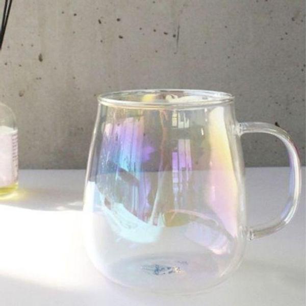 [셀럽하우스/CELB0001] 머그컵 내열유리 유리컵 머그잔 550ml 오로라 물컵
