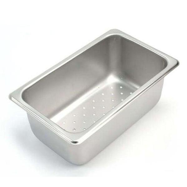  스텐 밧드 타공 트레이 야채 받드 밧트 셋 1/4 4in