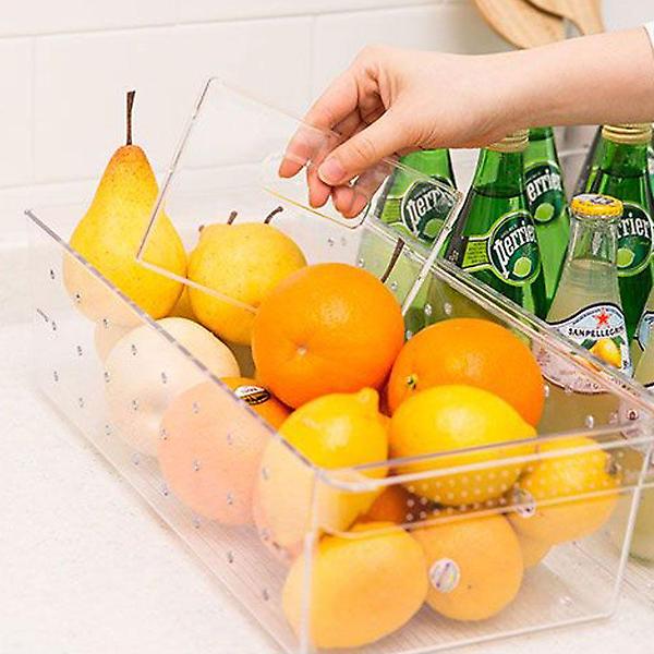  냉장고 멀티 트레이 음료보관 과일통 투명 맥주정리