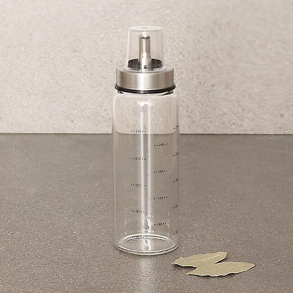  뚜껑 글라스 오일병 300ml 1P 소스 간장 시럽 기름병