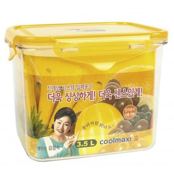  쿨맥시3 밀폐용기 냉장고 반찬통 찬통 직사각 3.5L
