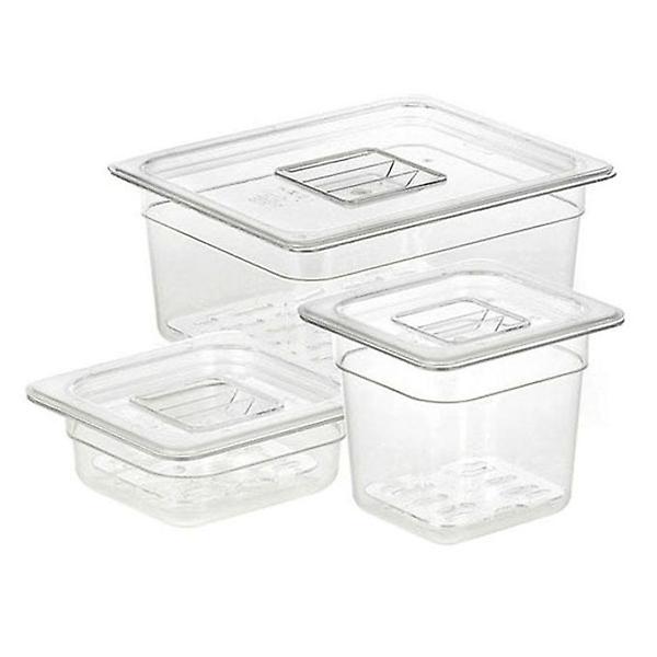  밧드 반찬통 냉장고 보관 용기 샐러드통 1/4 깊이 4in