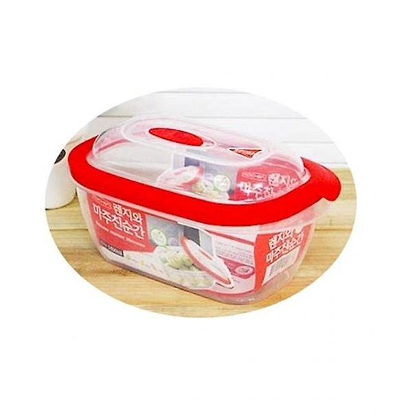  PJ전자렌지용기 직사각 1450ml 2개 렌지용기 렌지그릇