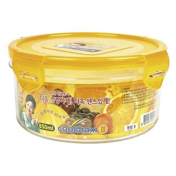  슈마켓 쿨멕시3 원형 850ml 김치통 밀폐용기 보관용기