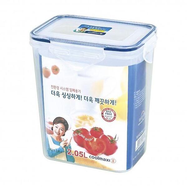  쿨맥시2 직사각 2.05L 밀폐용기 보관용기 잡곡통