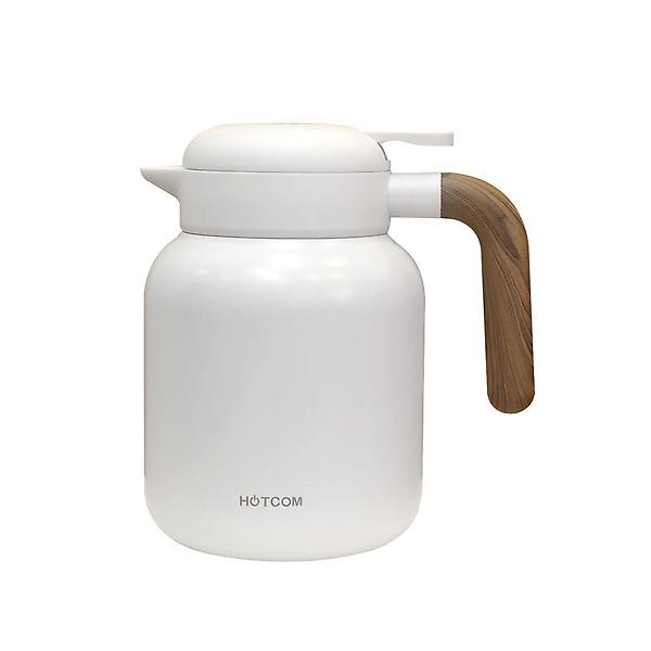  핫콤 보온보냉 주전자 테이블 포트 1.3L 화이트