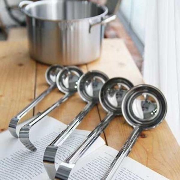  클레어 계량국자 스텐 식당 배식 바가지 주방조리도구