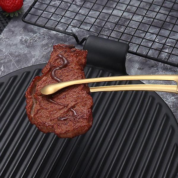  키친더원 요리핀셋 2P세트 스텐 샐러드 주방집게 골드