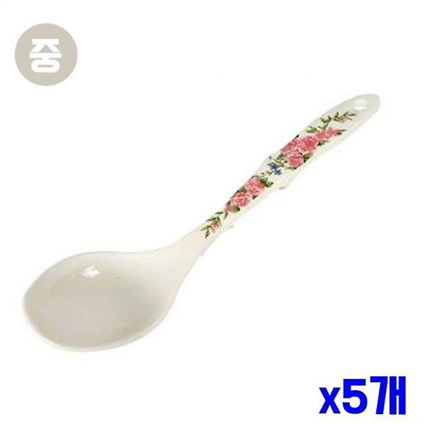  멜라민 핑크로즈 볶음주걱 중형 x5개