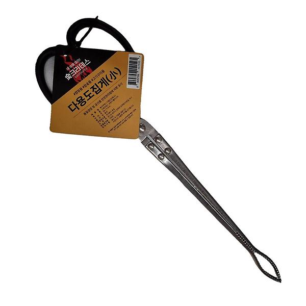  고급 다용도 숯 집게 38cm 소 화로 장작 캠핑 바베큐