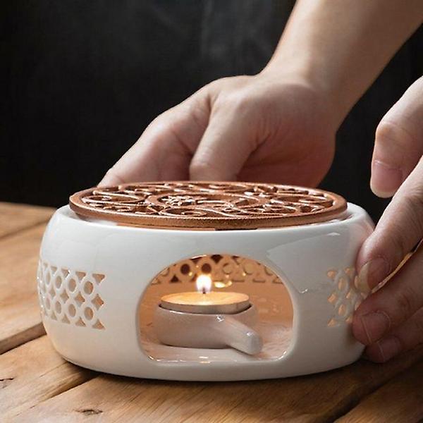  7day 도자기 티워머(화이트+브론즈) 데우기 차우리기