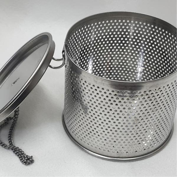  업소용 스텐 멸치다시통 거름망 1호소형 다용도 한약