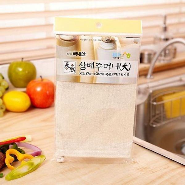  삼베보자기 대 삼베주머니 주방용품 삼베 국산 육수망