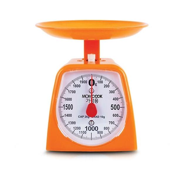  맘쿡2000 기계식 가정용 분리 계량접시 주방저울 2Kg