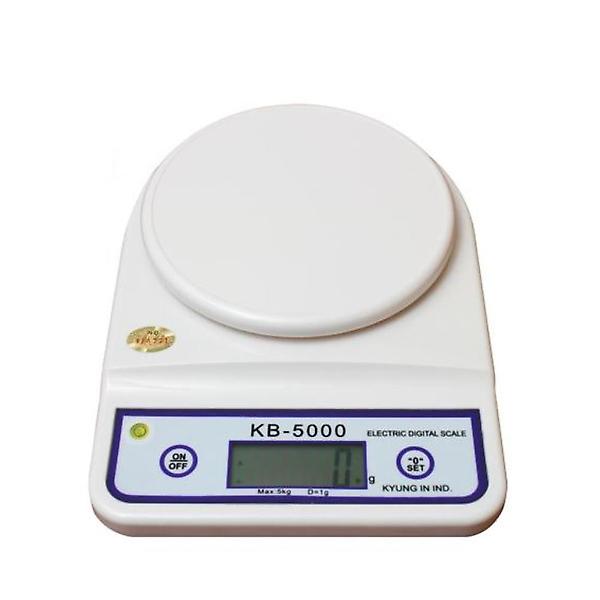  5kg 대용량 전자저울 디지털주방저울 슬림형 계량