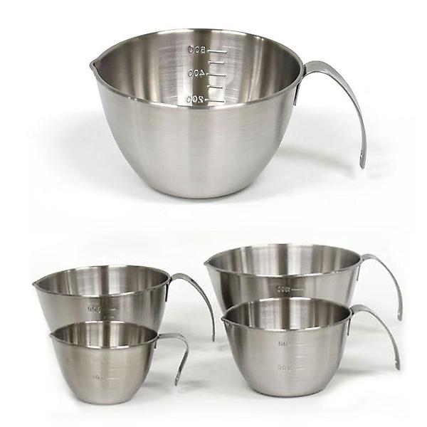  SUS 304 스텐 손잡이 계량컵 믹싱컵 계량볼 250ml 1호